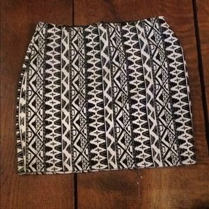 Tribal Print Skirt